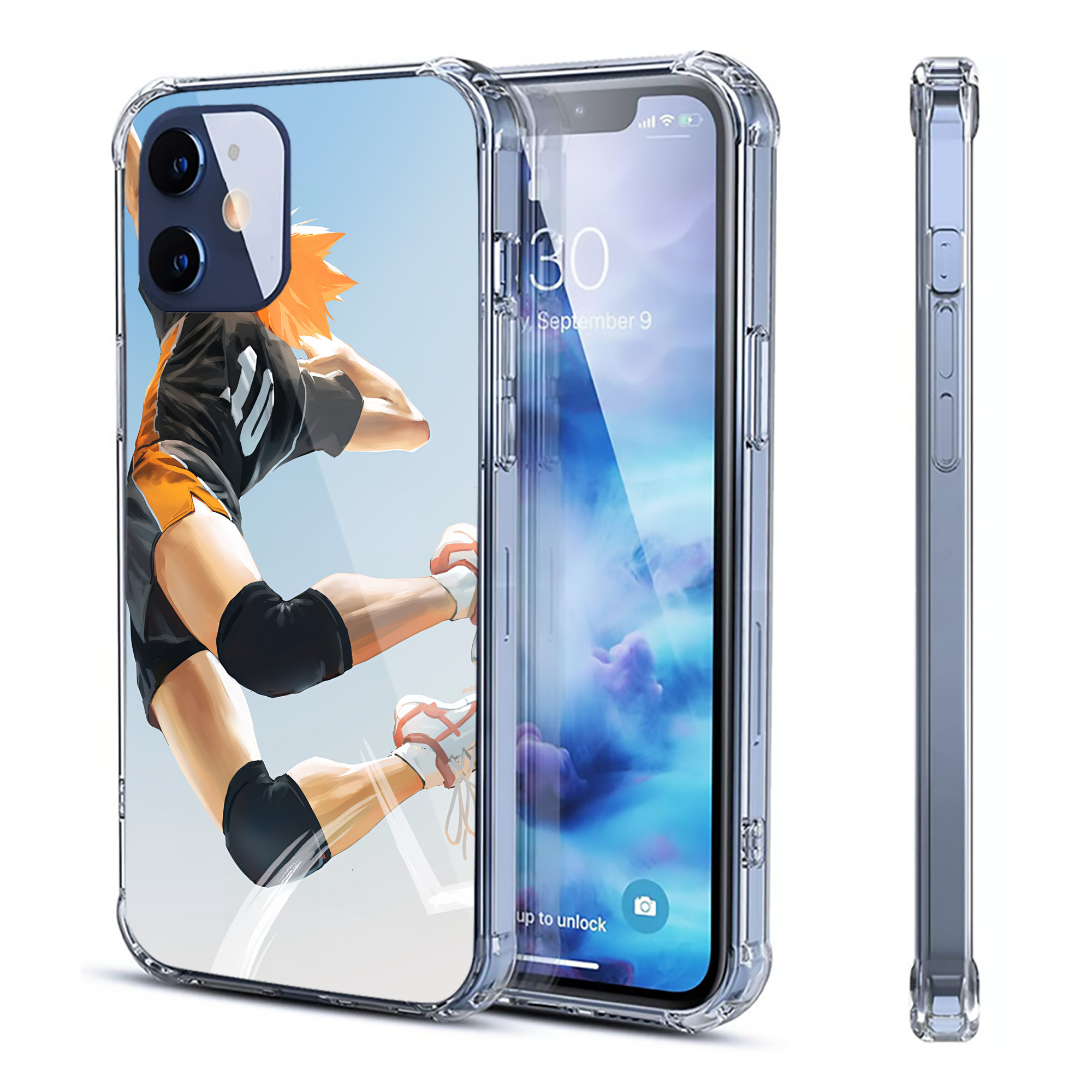 （画像用） ハイキュー!! Haikyu!! 【iPhone 12シリーズ対応】透明スマホケース（クリアソフトケース）